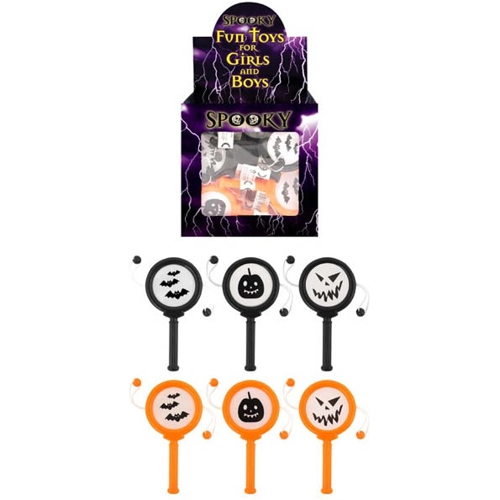 72 x Halloween Mini Spin Drums