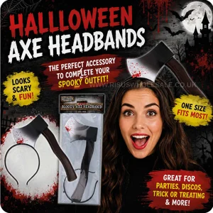 12 x Halloween Axe Headbands
