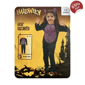 1 x Cat Onesie Halloween Costume Age 1-2 Years