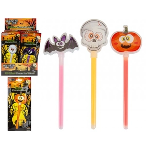 24 x Halloween Character Glow Wands