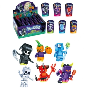 12 x Halloween Glow Brick Figures