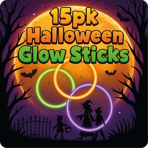 30 x Halloween Glow Sticks 15pk