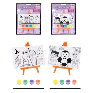 12 x Halloween Canvas Painting Sets
