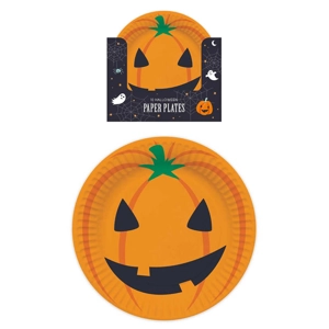 12 x Halloween Paper Plates 8pk