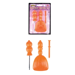 12 x Halloween Pumpkin Carving Tool 3pc Sets