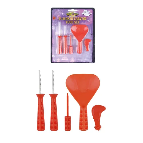 12 x Halloween Pumpkin Carving Tool 5pc Sets