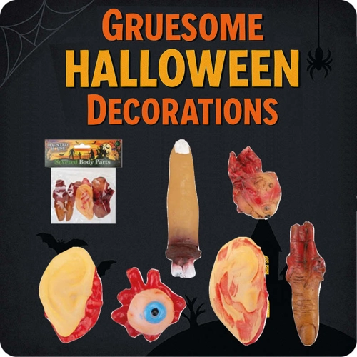 24 x Gruesome Halloween Body Parts 6pk