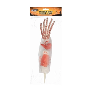 24 x Halloween Skeleton Arm Garden Stakes