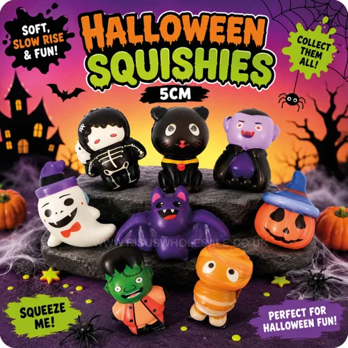 100 x Halloween Squishies 5cm