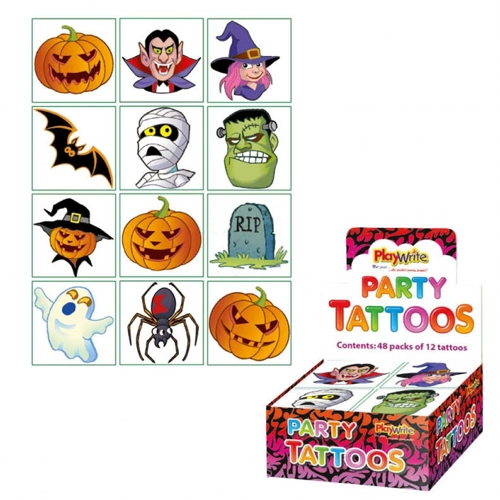 576 x Halloween Tattoos