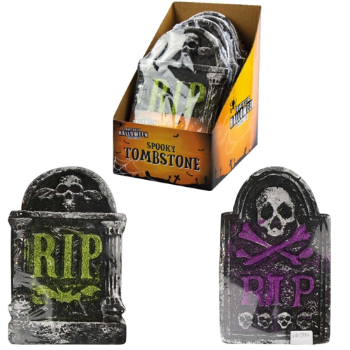 12 x Halloween Tombstone Decorations