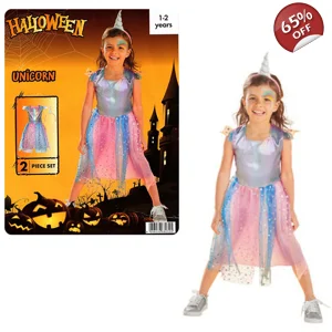 1 x Unicorn Halloween Costume Age 1-2 Years