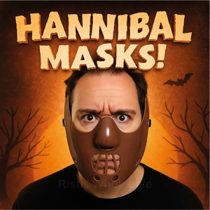 12 x Halloween Hannibal Masks