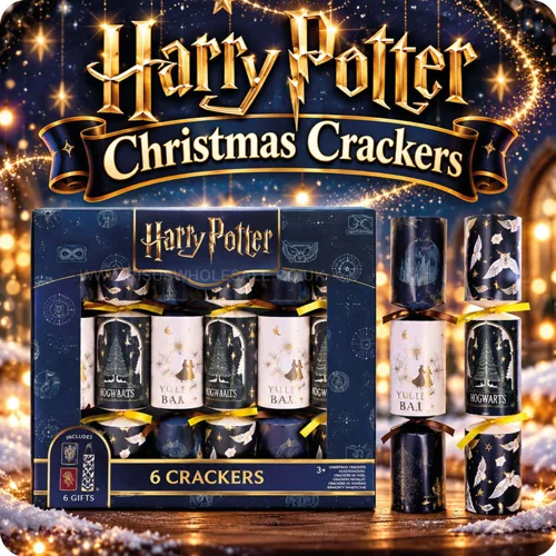 12 x Boxes Of 6 Harry Potter Christmas Crackers