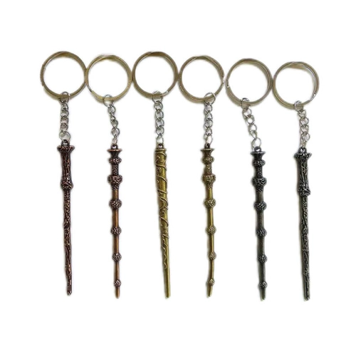 12 x Harry Potter Wizard Wand Keyrings
