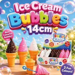 24 x Ice Cream Bubble Tubs