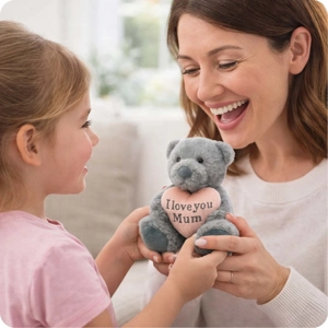 12 x I Love You Mum Plush Teddy Bears