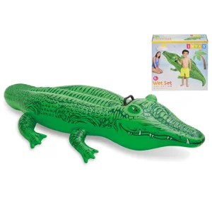 1 x Inflatable Giant Gator Pool Ride On