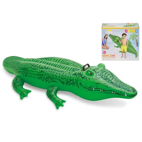 1 x Inflatable Giant Gator Pool Ride On