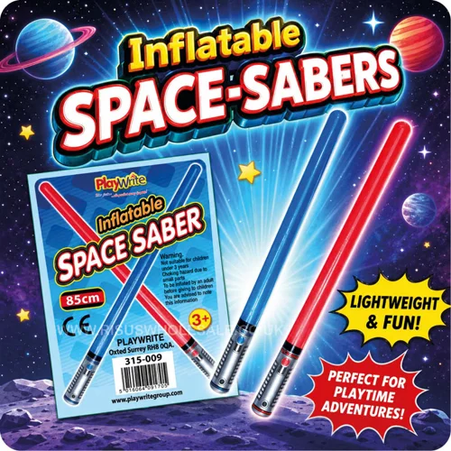 12 x Inflatable Space Sabers 85cm