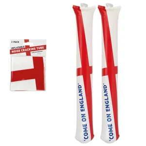 24 x Inflatable England Noise Cracking Tubes