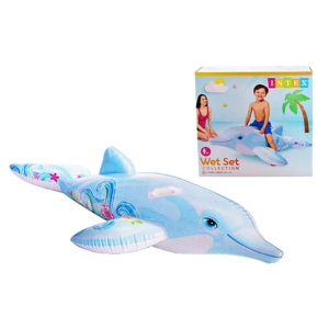 Inflatable Lil' Dolphin Pool Ride On