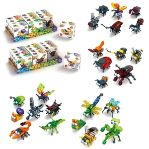 12 x Insect Building Brick Kits