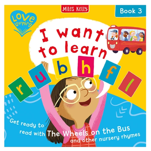 10 x I Want To Learn Books - Wheels On The Bus