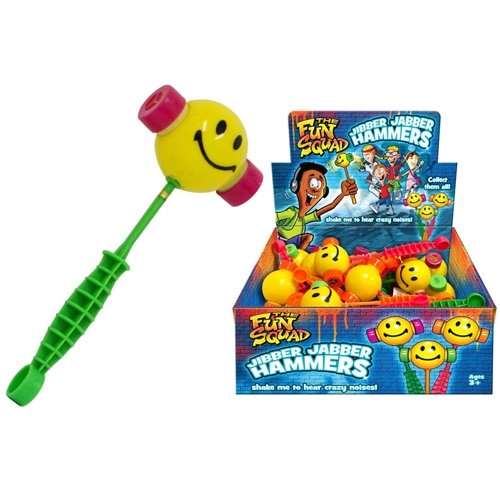 24 x Smiley Face Groan Hammers