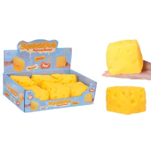 6 x Jumbo Squishy Cheese 10cm