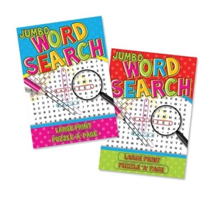6 x Kids Jumbo Word Search Books