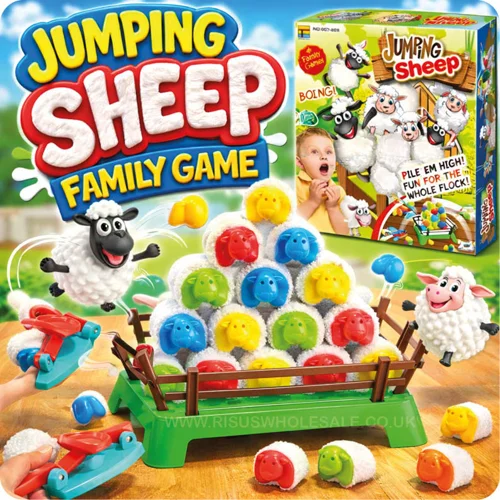 6 x Jumping Sheep Family Games