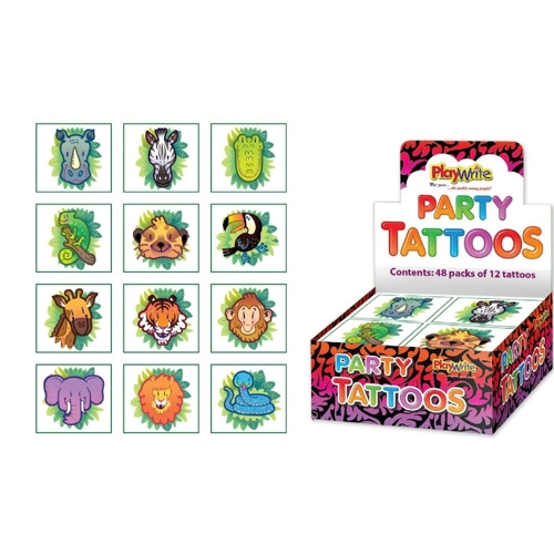 576 x Jungle Animal Tattoos