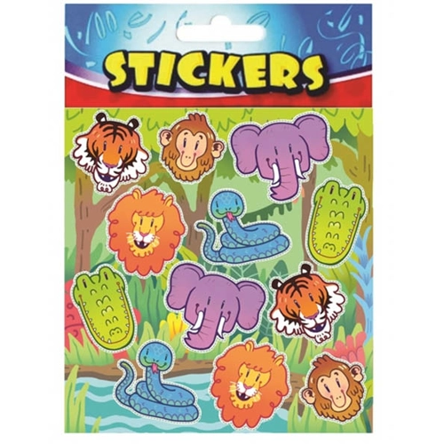 72 x Jungle Animal Stickers
