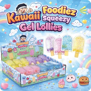 24 x Kawaii Foodiez Squeezy Gel Lollies