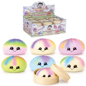 12 x Kawaii Foodiez Squishy Ombre Dumplings 8.5cm