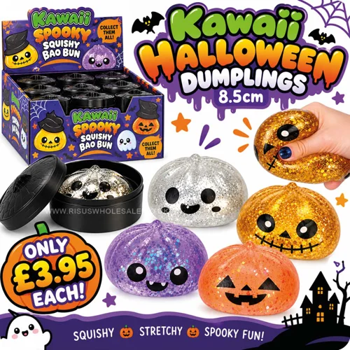 12 x Kawaii Halloween Dumplings 8.5cm