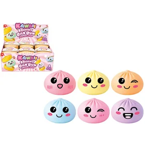 24 x Kawaii Squishy Bao Bun Dumplings 5.5cm