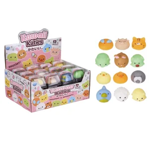36 x Squishy Kawaii Mochi Animals