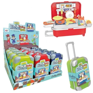 12 x Kitchen Suitcase Playsets