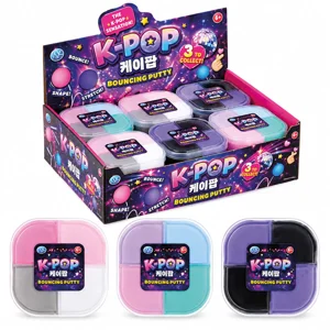 12 x K-Pop Demon Hunters Bouncy Putty