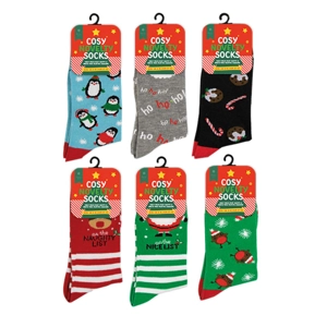 24 x Ladies Novelty Christmas Socks