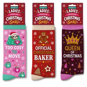 12 x Ladies Novelty Christmas Socks