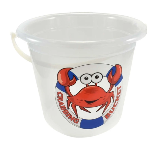 12 x Large Transparent Crab Buckets