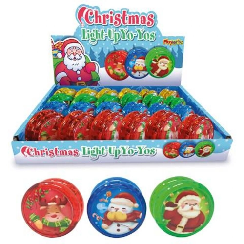 24 x Christmas Light Up Clutch Yoyo's