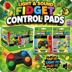 12 x Light & Sound Fidget Control Pads