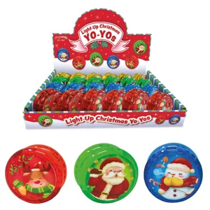 24 x Christmas Light Up Clutch Yoyo's