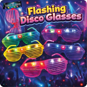 12 x Flashing Disco Glasses