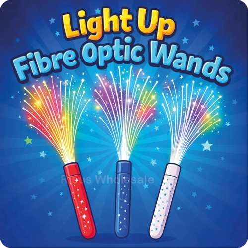 24 x Light Up Fibre Optic Wands