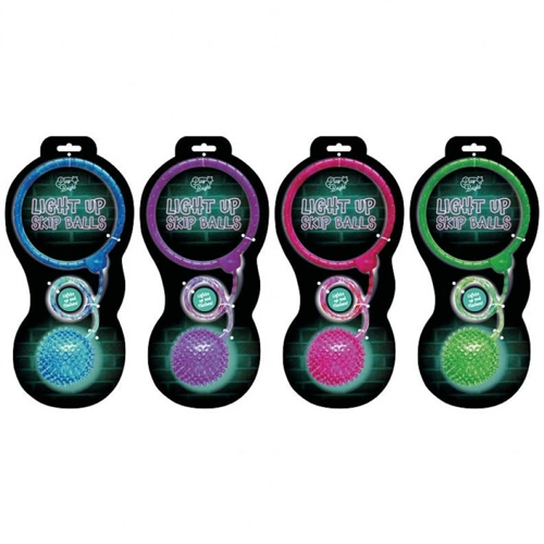 12 x Light Up Skip Balls